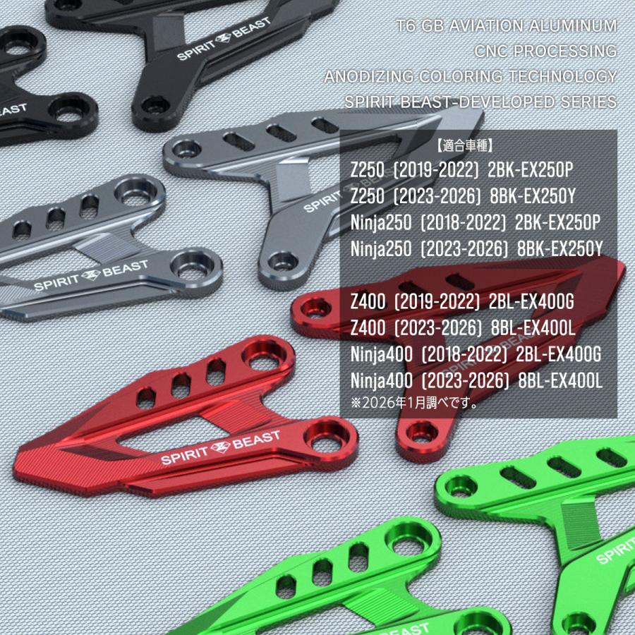 Ninja ヒールガード プレート Z250 Z400 ニンジャ250 ニンジャ400