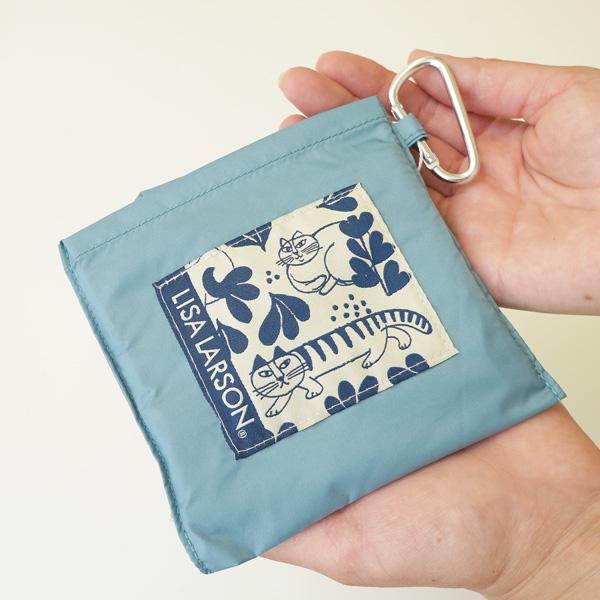 リサラーソン ポケッタブルエコバッグ 折りたたみ/ポーチ一体型【店頭