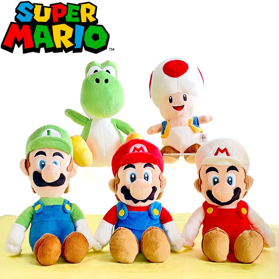 スーパーマリオ ぬいぐるみ マリオ ルイージ ヨッシー キノピオ