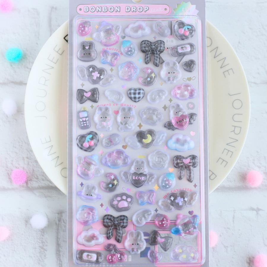 ボンボンドロップシール シール 小学生 女の子 低学年 幼稚園 保育園