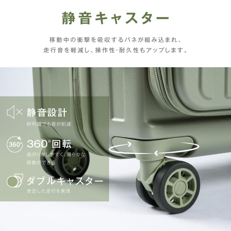 スーツケース フロントオープン 爆買 容量拡張機能 機内持ち込み S