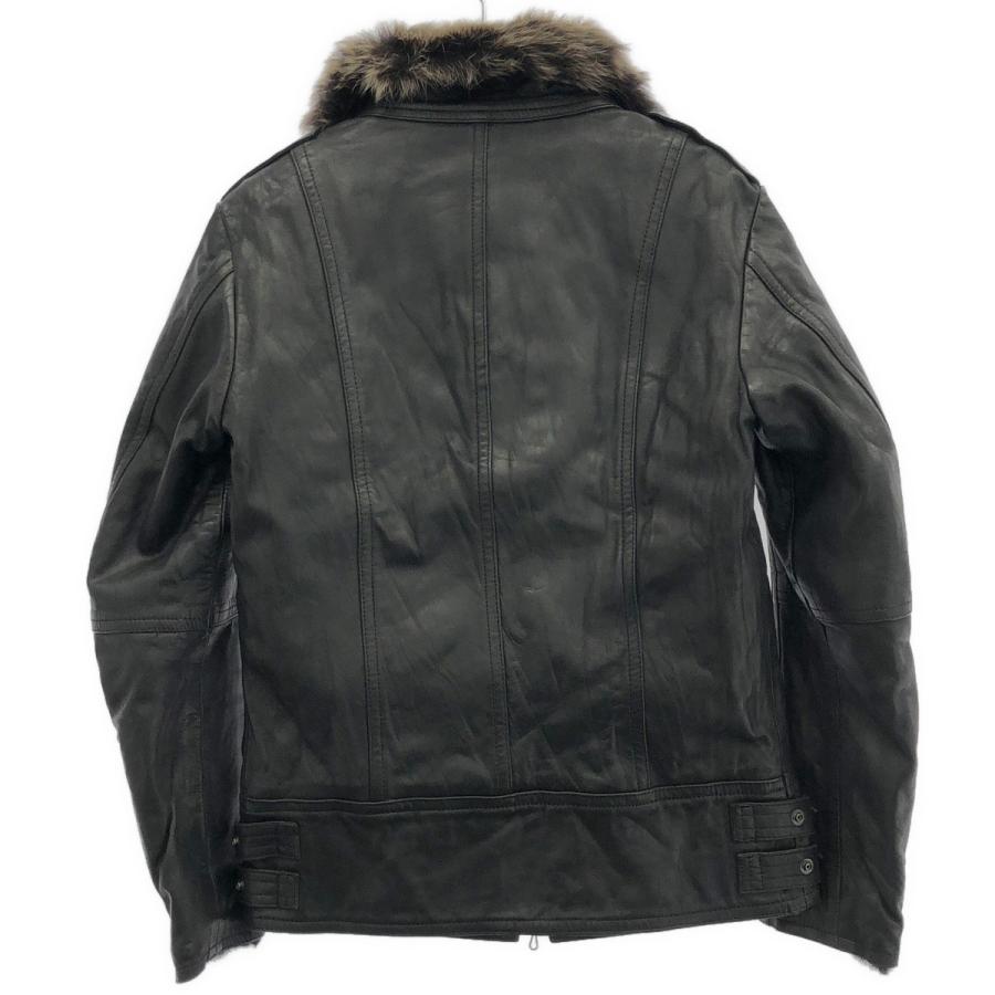 SHELLAC（シェラック） 裏地ラビットファーホースレザージャケット