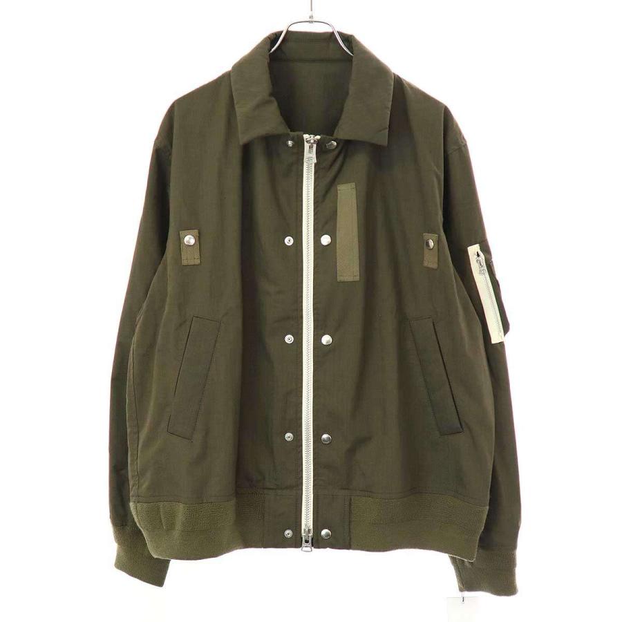 sacai（サカイ） 25AW Rip Stop Jacket ジップアップジャケット 25
