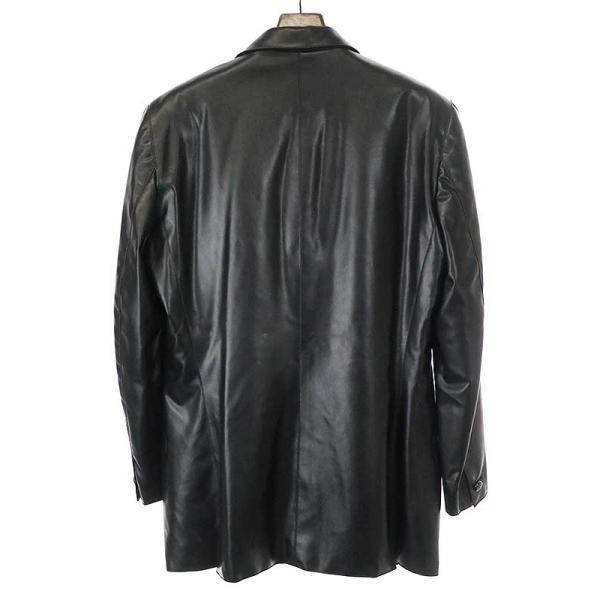 GIANNI VERSACE ジャンニ ヴェルサーチ レザーテーラードジャケット