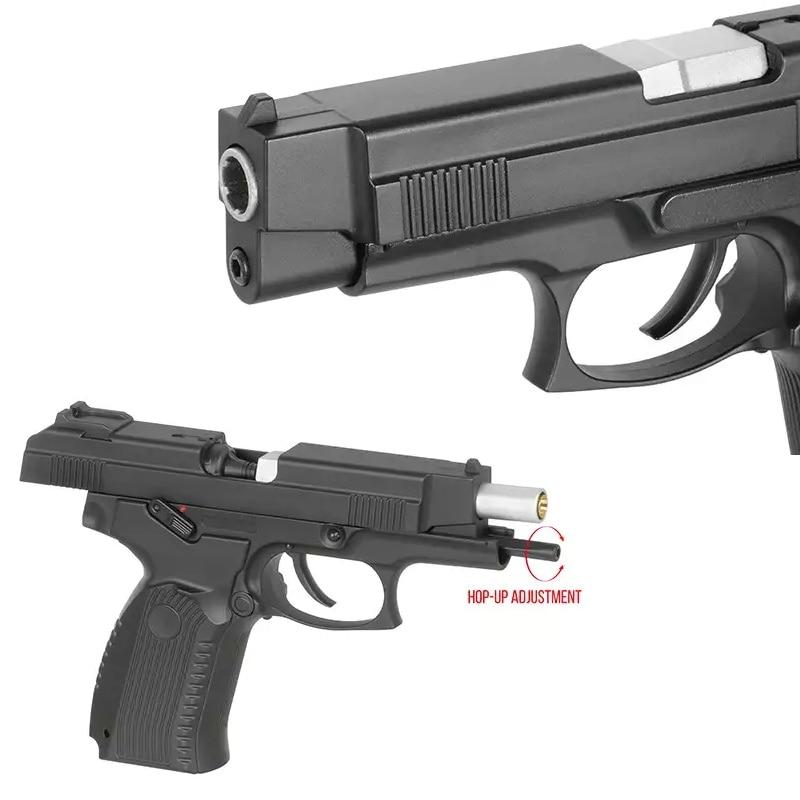 電動エアガン CYMA MP-443 電動ブローバック ハンドガン BK | 電動