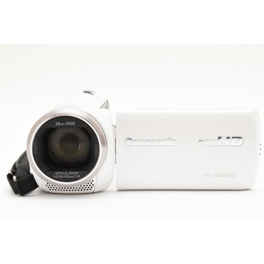 Panasonic HDビデオカメラ V480MS 32GB ホワイト パナソニック
