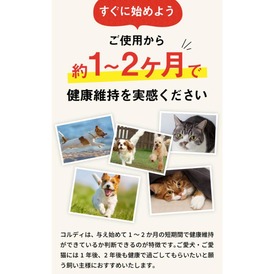 モノリス 犬用 猫用 ペット サプリメント コルディG100g 5個セット