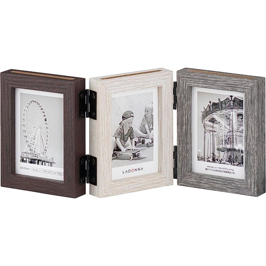 曲線形状 LADONNAガラス製 写真額縁 Kサイズ 曲線形状 LADONNAガラス製