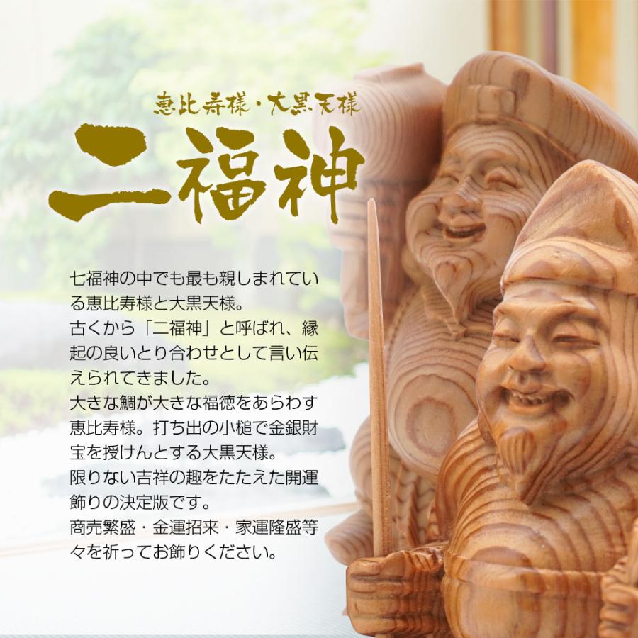 エクセルヒューマン社、宝石七福神画 屋久杉木製フレーム A4サイズ