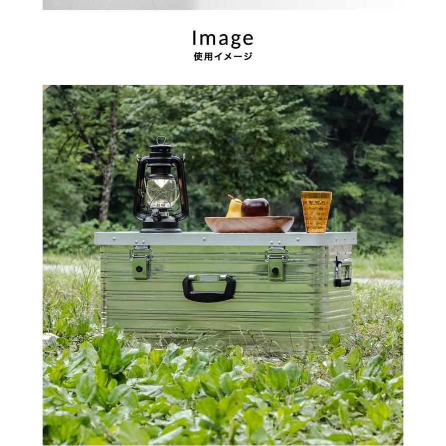 FIELDOOR（フィールドア） コンテナボックス 収納ボックス アウトドア