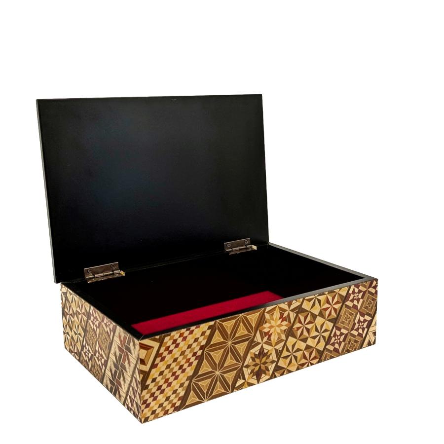 箱根寄木細工 7寸小物入れ 小寄木 アクセサリーボックス : MA by So