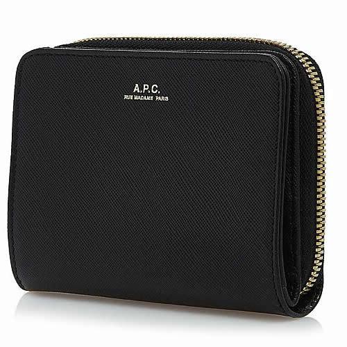 A.P.C.（アーペーセー） 財布 二つ折り財布 ラウンドファスナー 小銭