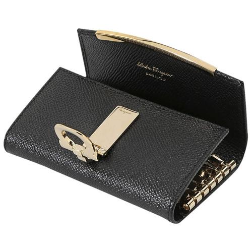 FERRAGAMO（フェラガモ） ガンチーニ キーケース 6連 キーリング付き