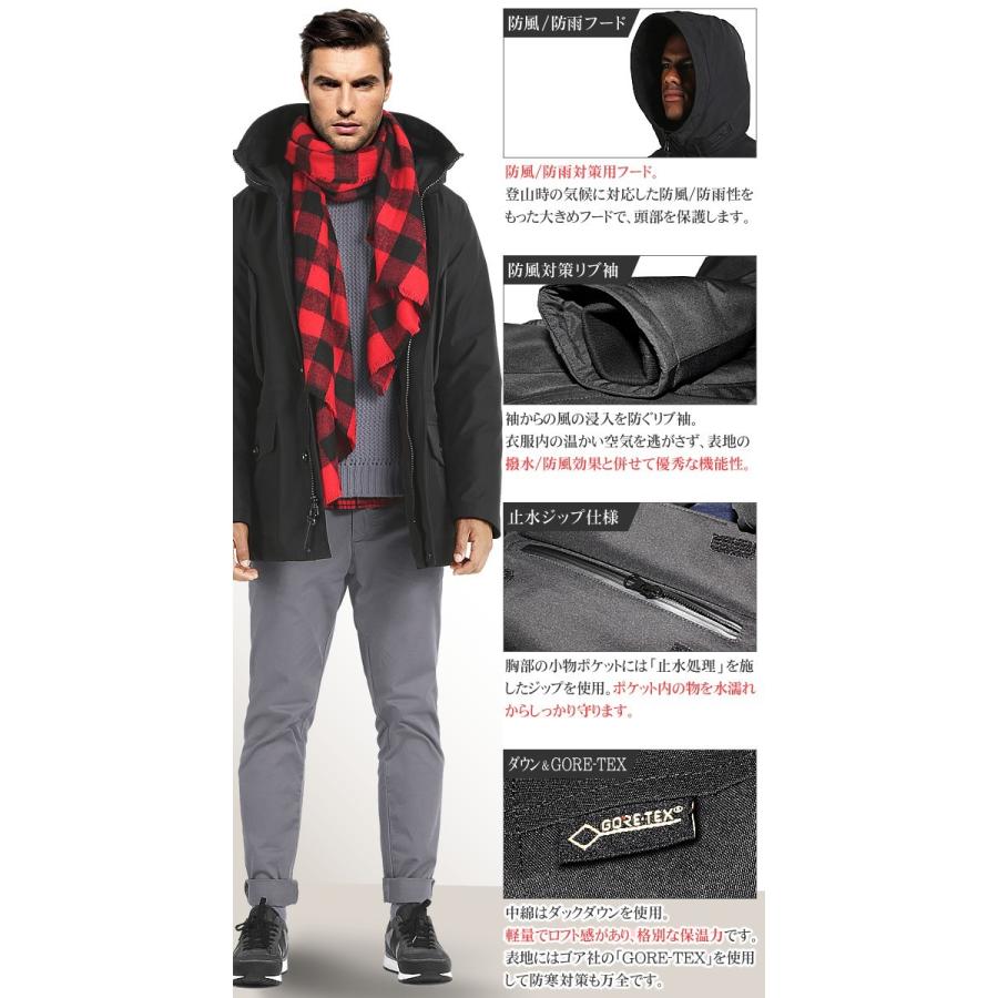 WOOLRICH（ウールリッチ） ダウンジャケット メンズ ロング ゴアテック