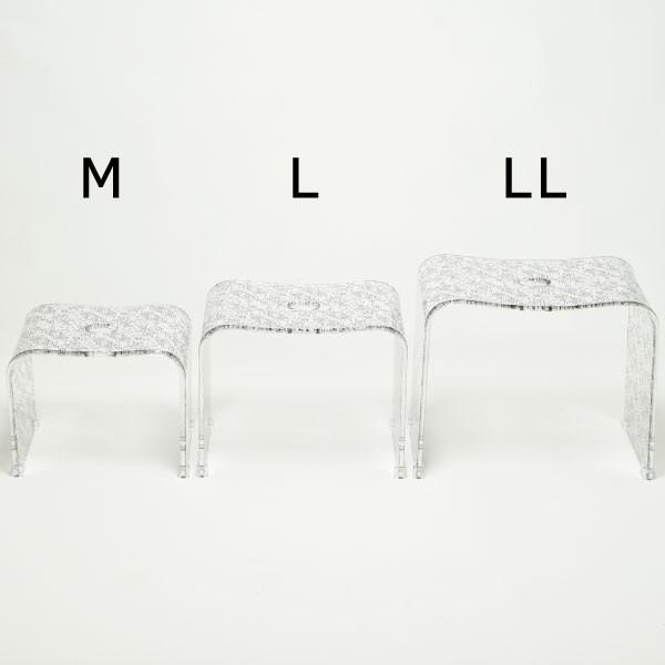 センコー バスチェア アクリル クリア おしゃれ バスチェアー お風呂