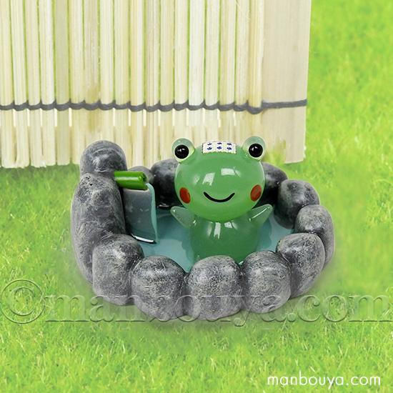 カエル グッズ 置物 ガラス細工 ミニチュア 雑貨 フォーカート 露天