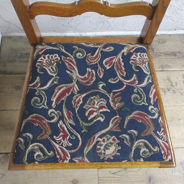 イギリス アンティーク 家具 ダイニングチェア ラダーバック 椅子 イス