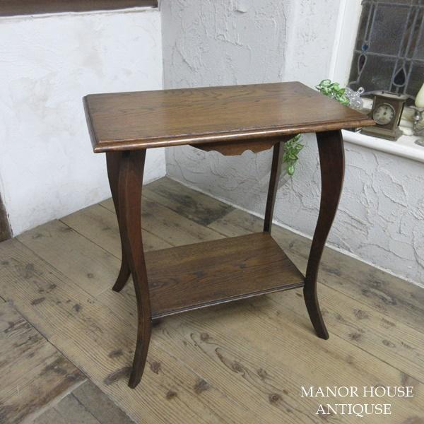 英国アンティーク木製ウィンドウテーブル/オケージョナル/サイド机(89