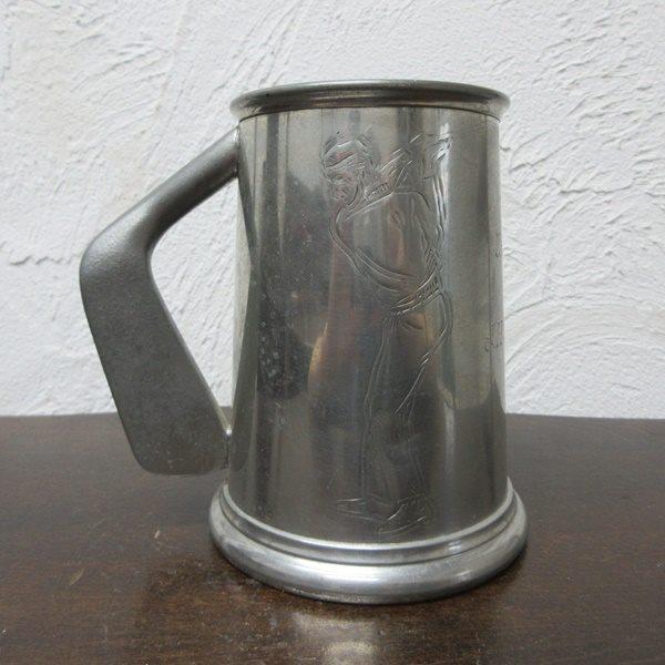 イギリス ヴィンテージ ピューター 錫製 ビアマグカップ ビアジョッキ