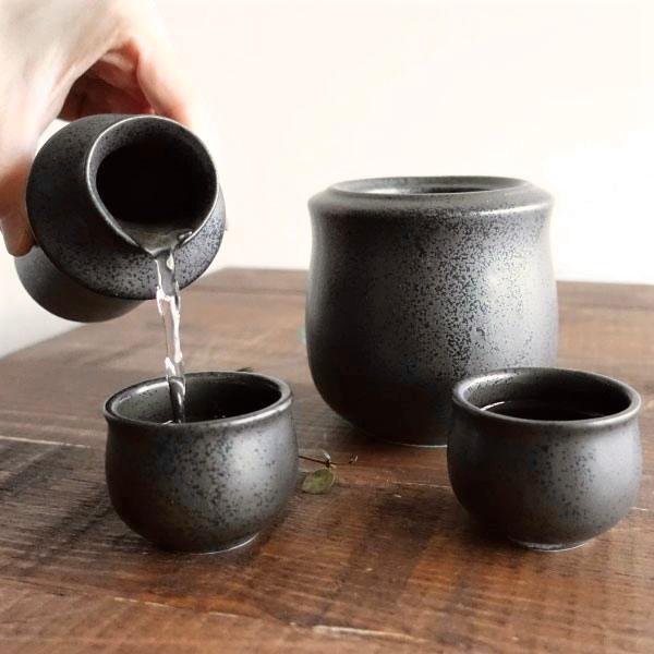 備前焼 男根徳利 用心箱 酒器 とっくり ぐい呑 酒盃 酒杯 お猪口 置物