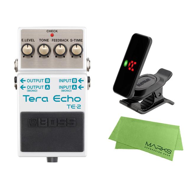 BOSS（ボス） BOSS Tera Echo TE-2 + KORG Pitchclip 2 PC-2 +