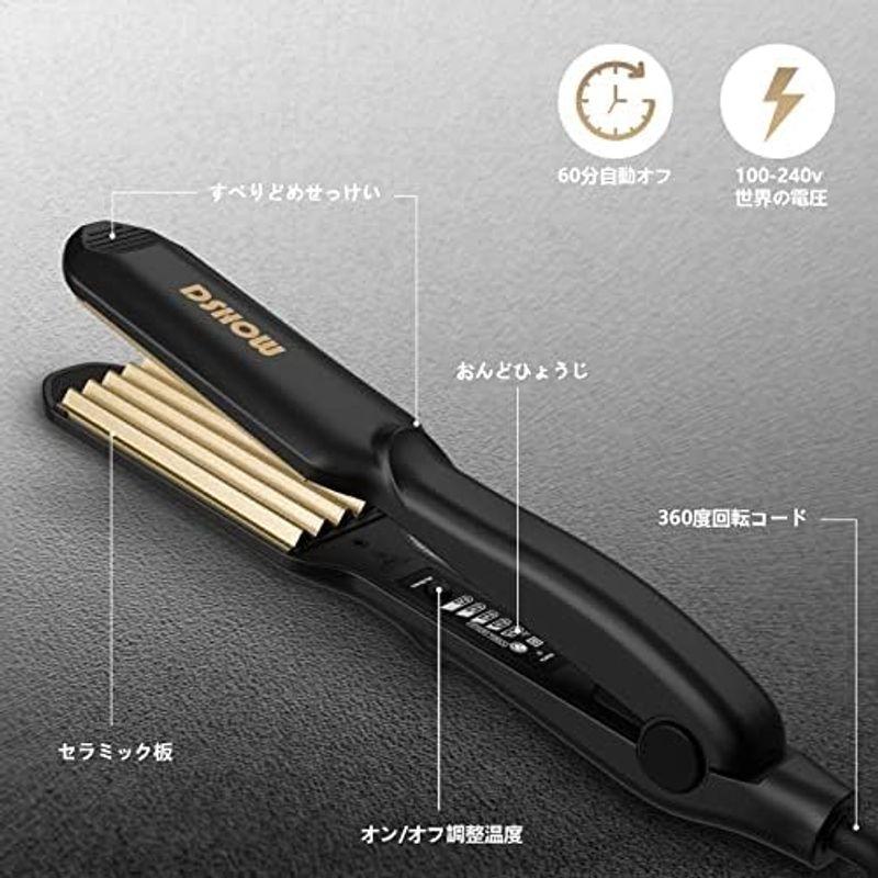 ヘアアイロン DSHOW ウエーブアイロン ワッフルアイロン ヘア