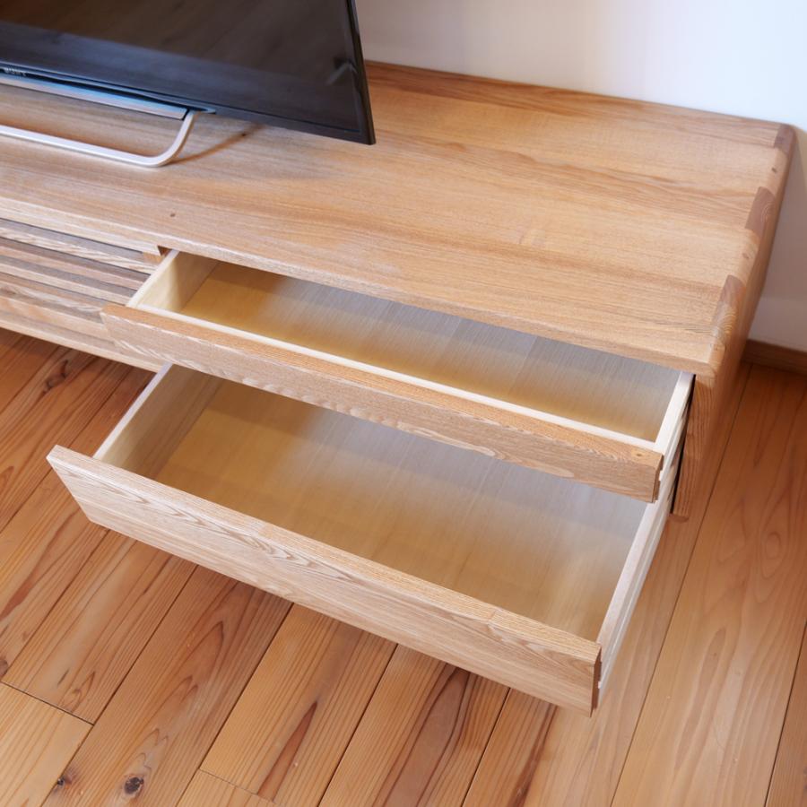 柏木工/KASHIWA オーク無垢材 テレビボード 180cm TV台ローボード