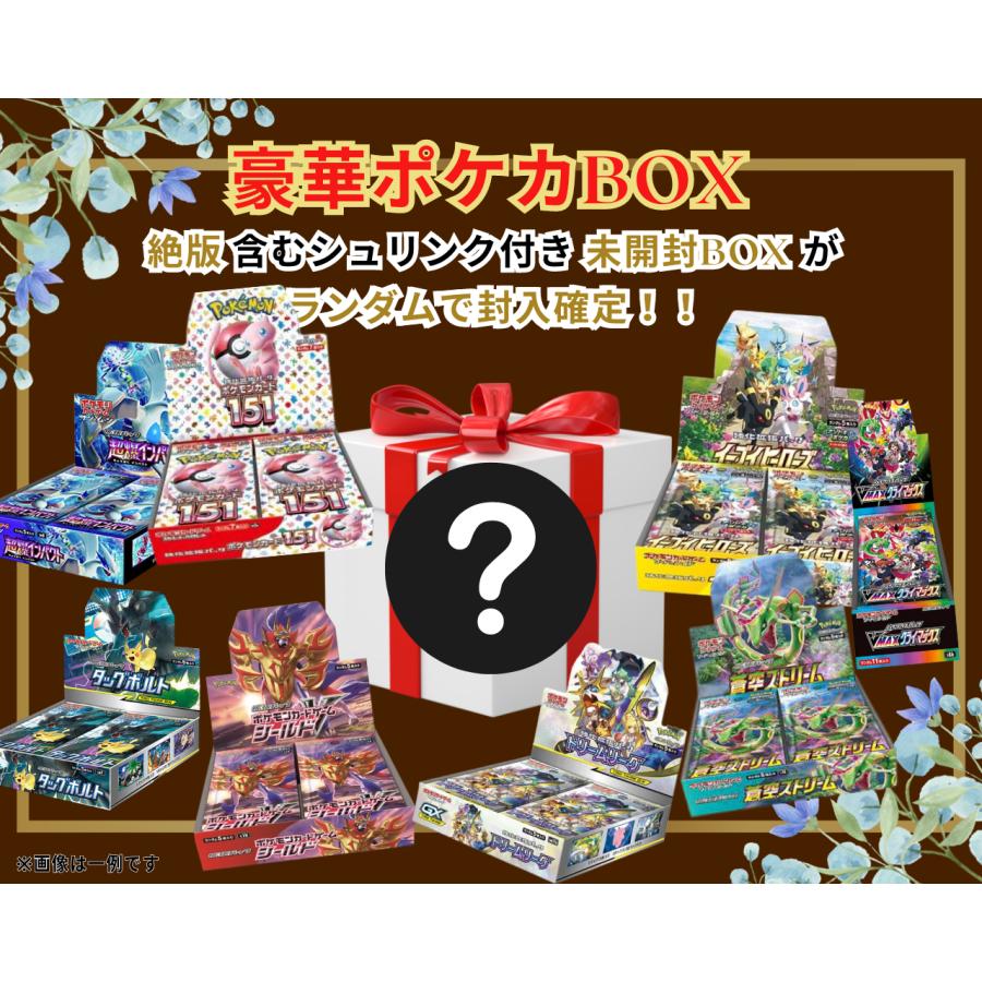 未開封BOX封入確定】 ランダムBOX福袋オリパ 【ポケカ】【入手困難な
