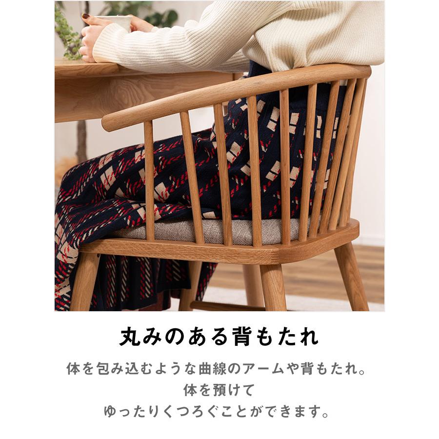 オーク材ウィンザーチェア 木製ダイニングチェア 椅子6[d] : MARUSYOU