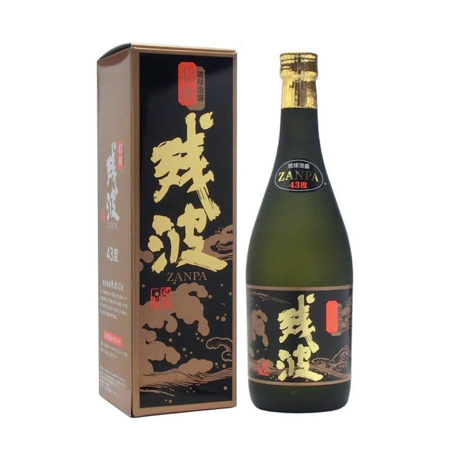 泡盛 古酒 残波43度 720ml瓶 沖縄 お酒 沖縄土産 お酒ギフト 爆買