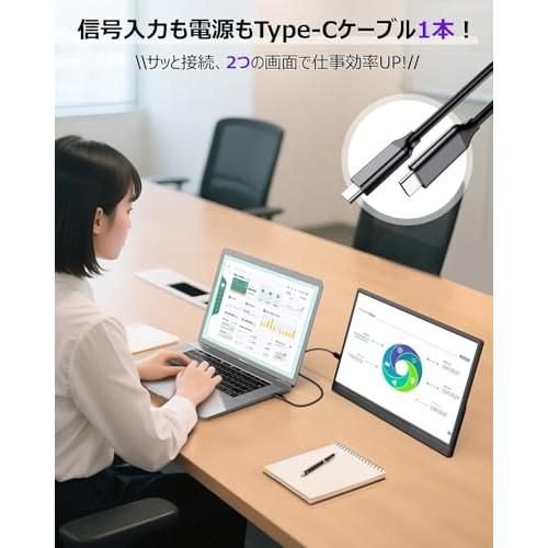 モバイルモニター 15.6インチ 1920*1080 フルHD キックスタンド型保護