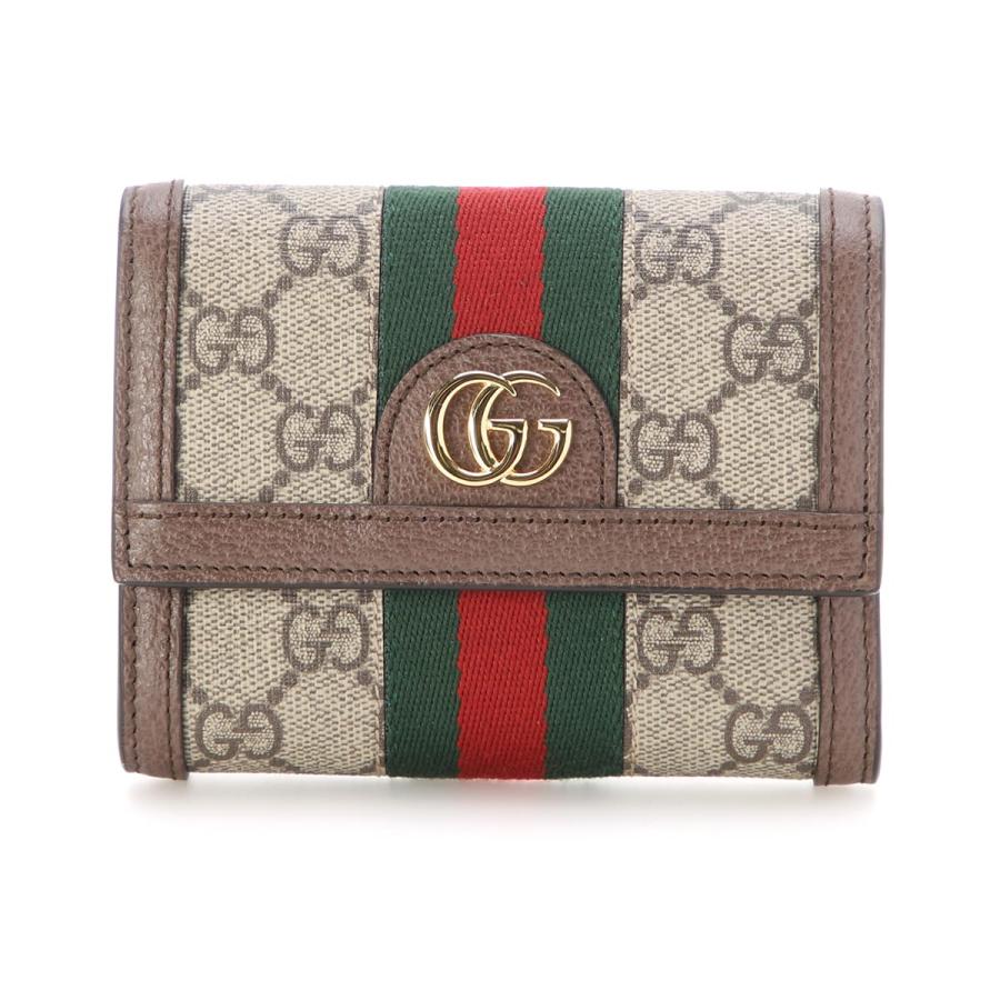 GUCCI（グッチ） GUCCI 3つ折り財布 小銭入れ付き OPHIDIA オフィ