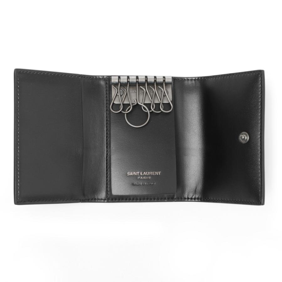 SAINT LAURENT サンローラン キーケース ブラック メンズ 654227-1jb0u
