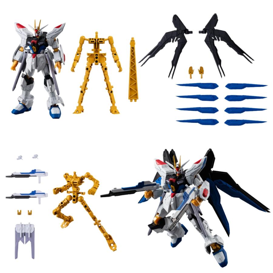 3種アソートセット〕バンダイ 機動戦士ガンダム GフレームFA 08 1
