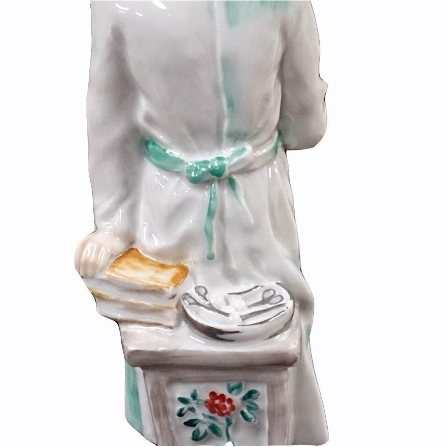 マイセン 彫像 高さ約18.8cm ドクター人形 「外科医」 贈り物 高級