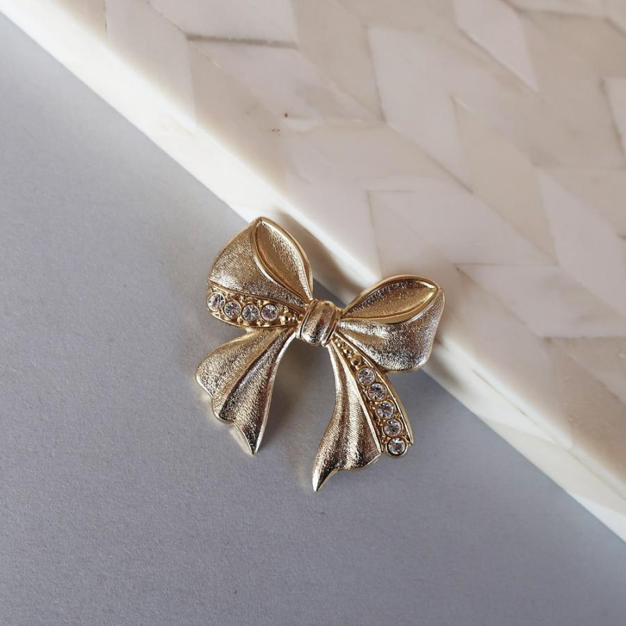 Melody Accessory（メロディーアクセサリー） ブローチ 日本製 K18GP