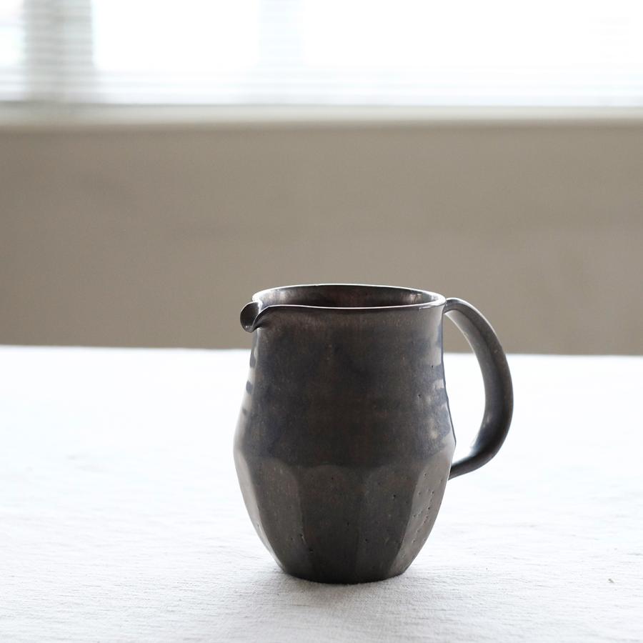 タナカマナブ 陶器 ピッチャー 水差し ジャグ カラフェ 400cc めんとり