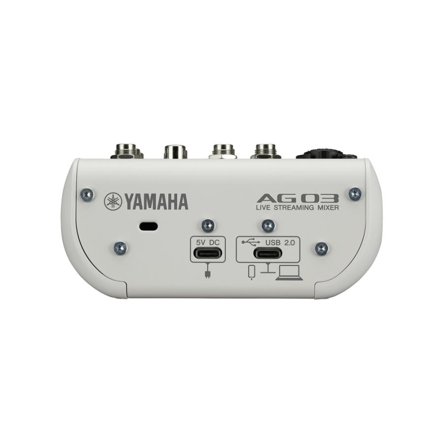 YAMAHA（ヤマハ） AG03 mk2 WH lightning接続セット (コンデンサー