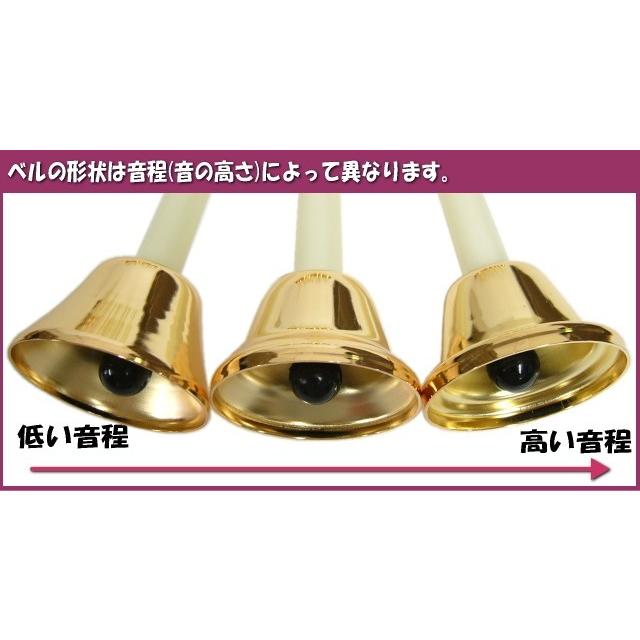 全音 ミュージックベル ハンドベル ゴールド27音 クッションケース