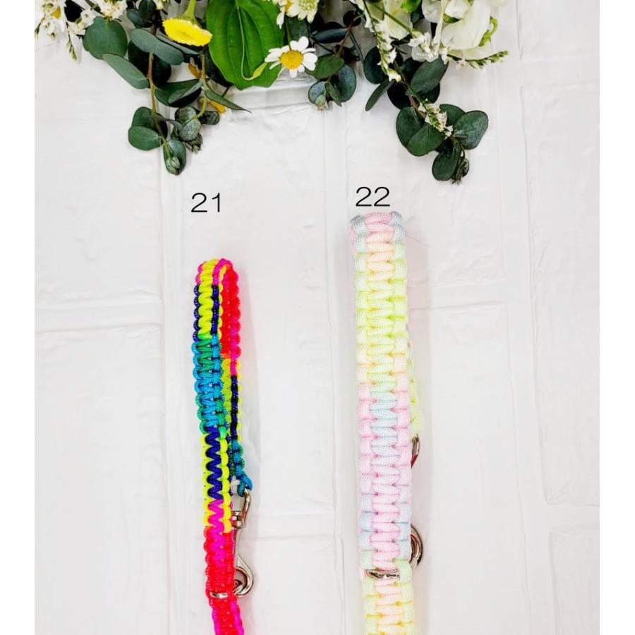 犬用リード Kaiwareパラコードリード Sサイズ パラシュートコード 軽い