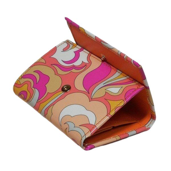 EMILIO PUCCI（エミリオプッチ） 三つ折り財布 ポップフラワー