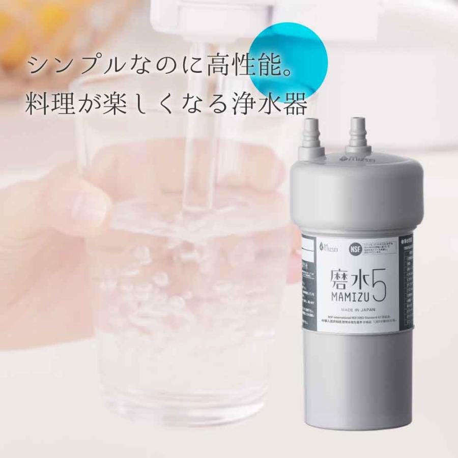 水生活製作所 磨水5 PFAS 除去 ビルトイン 交換用 浄水器 フィルター