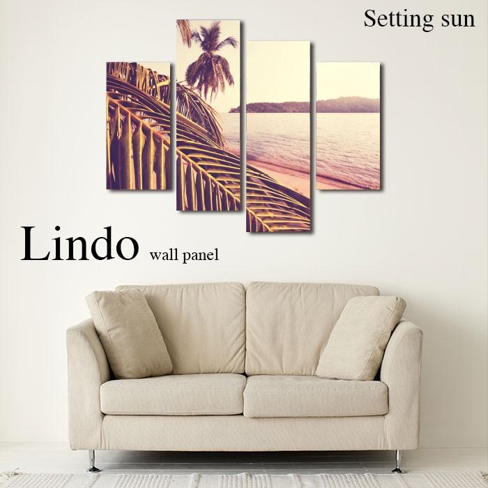 受注生産品】Lindo ウォールパネル アートパネル ハワイ ビーチ 西海岸