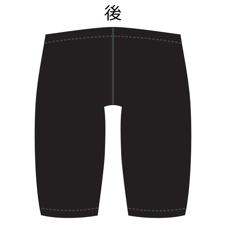 ASICS（アシックス） メンズ 競泳水着 ブラック（ラインカラー