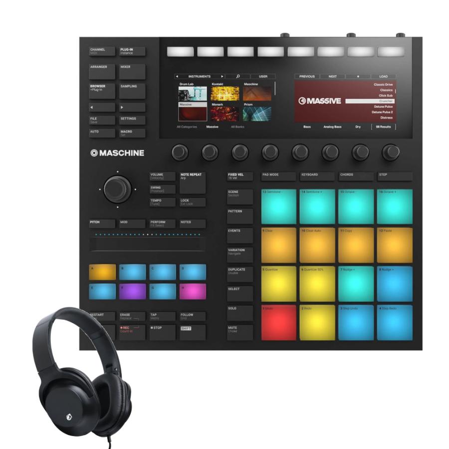 Native Instruments MASCHINE MK3 + ヘッドホン KHP-001 セット