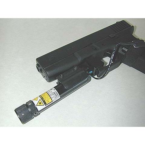 ブラック電動ガン レーザーサイト付き