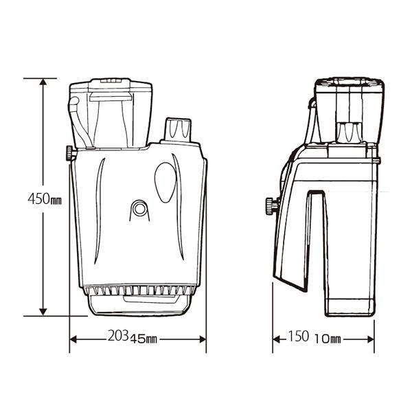 ゼンスイ 外掛式 プロテインスキマー QQ3 (水量300Lまで/DCポンプ