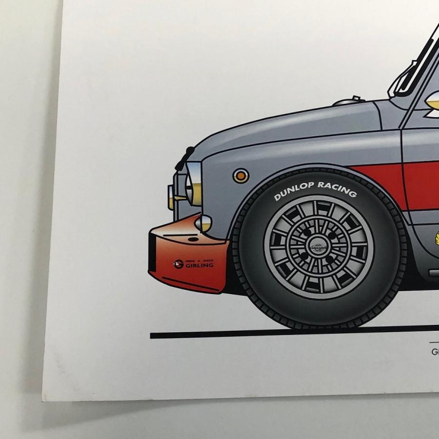 アバルト（ABARTH） 現品 FIAT ABARTH 1000 TCR ポスター : ミニ