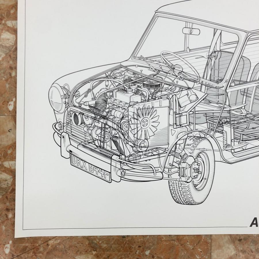 ヴァンヂャケット アートポスター 非売品 ミニクーパー／未使用 ①