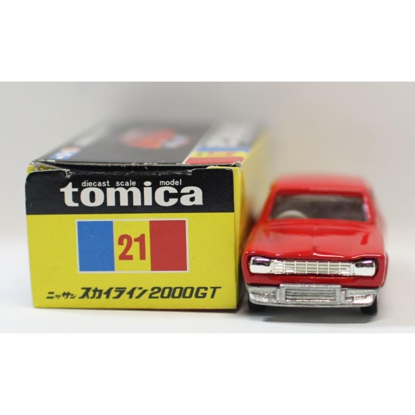 USED】トミカ 復刻 黒箱 【21 ニッサンスカイライン2000GT】 S=1/62